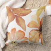 Orange flower クッション (ブランケット)