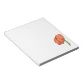 Orange Flower ノートパッド (アングル)