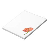 Orange Flower ノートパッド (回転)