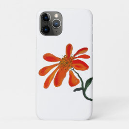 Orange flower by Lydia's Art Sangria iPhone 11 Proケース