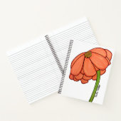 Orange Flower Notebook ノートブック (内部)
