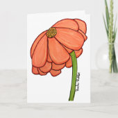 Orange Flower- Thinking of you... カード (正面)