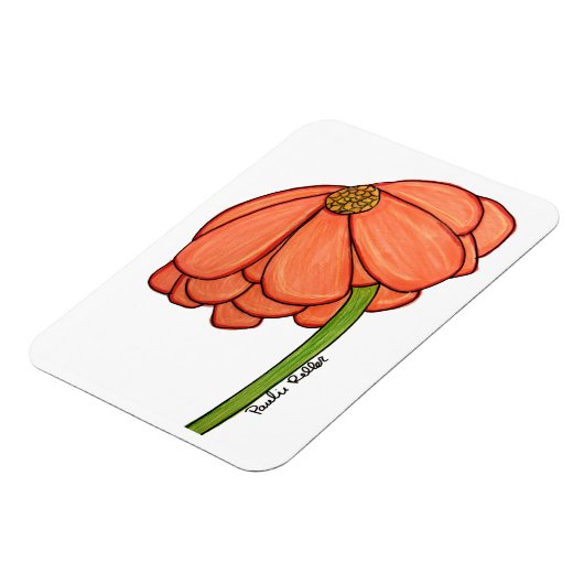 Orange Flower- Thinking of you... マグネット (左側)