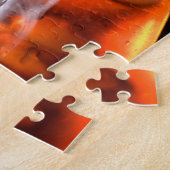 Orange Fluid Test Tube Gas ジグソーパズル (側面)