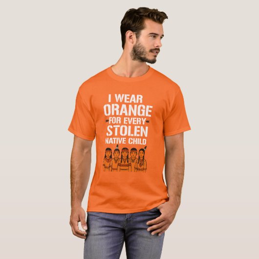 Orange for Every Child Native Unity American Tシャツ (正面フル)