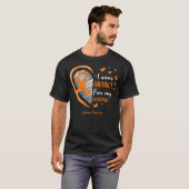 Orange For My Husband Leukemia Awareness Tシャツ (正面フル)
