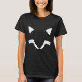 Orange Fox Face Halloween Apparel Matching Group F Tシャツ (正面)