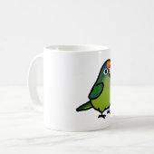 Orange-fronted Conure コーヒーマグカップ (正面左)