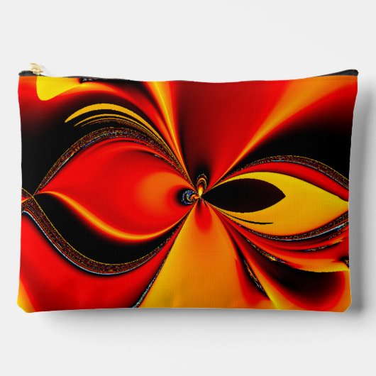 Orange Fury Fractal  アクセサリーポーチ (正面)