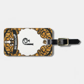 Orange Gated Rose Princess ラゲッジタグ (正面横)