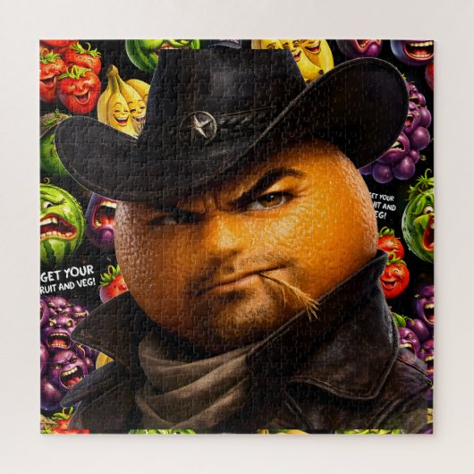 Orange get your fruit and veg premium 1000 piece j ジグソーパズル (縦)