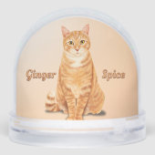 Orange Ginger Tabby Cat Personalized (裏面)