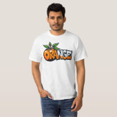orange, graffiti, fruit, street art, urban tシャツ (正面フル)