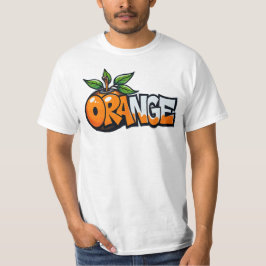orange, graffiti, fruit, street art, urban tシャツ
