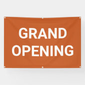 Orange Grand Opening Banner 横断幕 (横)