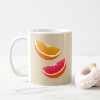 Orange & Grapefruit Citrus Coffee Mug Gift コーヒーマグカップ