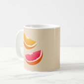 Orange & Grapefruit Citrus Coffee Mug Gift コーヒーマグカップ (正面左)