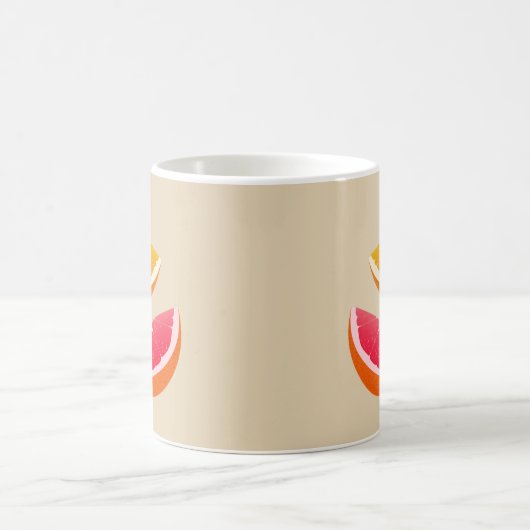 Orange & Grapefruit Citrus Coffee Mug Gift コーヒーマグカップ (中央)