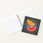 Orange & Grapefruit Citrus Spiral Notebook ノートブック (内部)