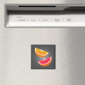 Orange & Grapefruit Slice Refrigerator Magnet マグネット (インサイチュ (食洗機))
