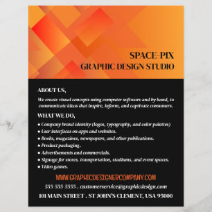 Orange Graphic、Graphic Designer 広告's チラシ