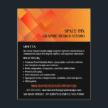 Orange Graphic、Graphic Designer 広告's チラシ<br><div class="desc">Orange Graphic、グラフィックデザイ広告ナーのビラBy The Business Card Store.</div>