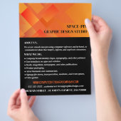 Orange Graphic、Graphic Designer 広告's チラシ (手)