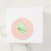 Orange green pastel boho add name place rustic ele フェイバータグ (インサイチュ)