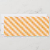 Orange Happy Father's Day Gift Voucher Card 招待状 (裏面)