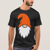 Orange Hat Christmas Gnome Tシャツ (正面)