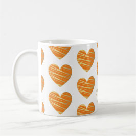 Orange Heart Best Friends All Occasion Gift  コーヒーマグカップ