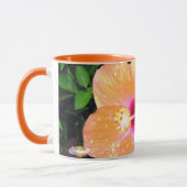 Orange Hibiscus Happy Mother's Day マグカップ (左)
