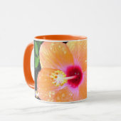 Orange Hibiscus Happy Mother's Day マグカップ (正面左)