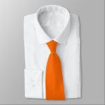 Orange Hidden Initials Solid Color Neck Tie ネクタイ<br><div class="desc">Orange Hidden Initials Solid Color. For weddings or everyday use,  with initials hIdden on the back which you can easily personalise or delete if not required. Can be changed to any color of your choice via the Customize Further option,  or please message me if you need help with this.</div>