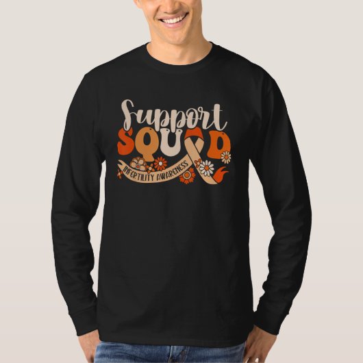 Orange Infertility Awareness Support Squad Partner Tシャツ (正面)