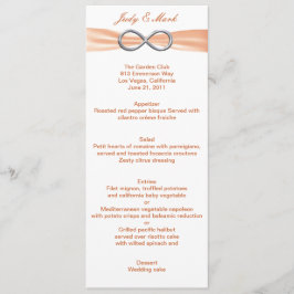 Orange Infinityの結婚メニューカード メニュー