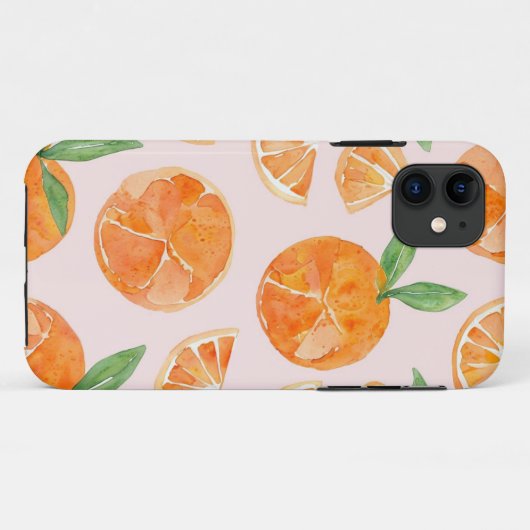 Orange Iphone case Case-Mate iPhoneケース (裏面(横))