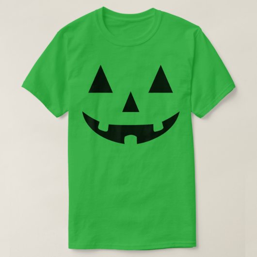 Orange Jack O Lantern Halloween Costume Tee Shirt Tシャツ (デザイン正面)