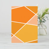 Orange JanaiCreates ColorCollection Invitation 招待状 (スタンド正面)