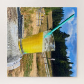 Orange Juice Outdoors – 自然の森の写真 ジグソーパズル (横)