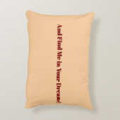 Orange Kitten , Funny Text ,  Photo Customisable   アクセントクッション (裏面(縦))