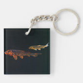 Orange Koi and Gold Koi キーホルダー (裏面)