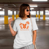 Orange Las Vegas Showgirl Bridesmaid Bach Party Tシャツ