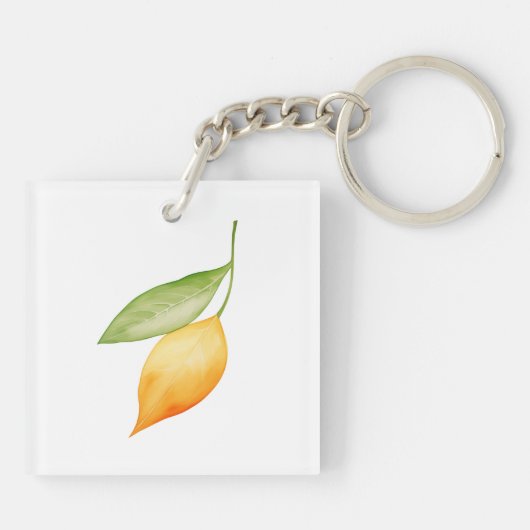 Orange Leaf キーホルダー (裏面)