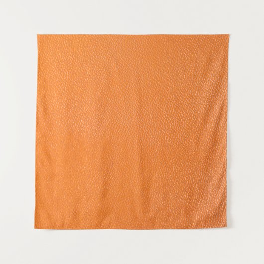 Orange leather pattern texture backgroundleather,t タペストリー (正面(横))