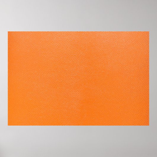Orange leather pattern texture backgroundleather,t ポスター (正面)