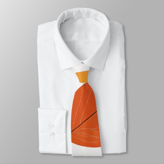Orange Leaves Neck Tie ネクタイ (タイ)