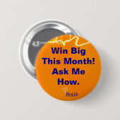 orange_lights、biolife色は、大きいこのMontに…勝ちます 缶バッジ (正面&裏面)