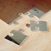 orange lily centerpiece Fall floral centerpiece ジグソーパズル (側面)