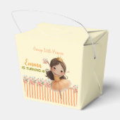 Orange Little Princess Ball Favor Box フェイバーボックス (裏面サイド)